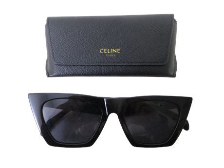 Celine Cat Eye CL 41468/S 807IR Glossy Black Frame With Grey 